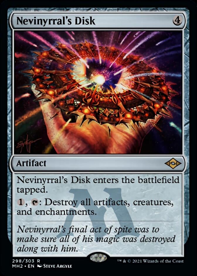 Nevinyrral's Disk (Etched Foil) [Modern Horizons 2]