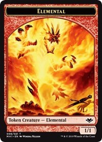 Elemental (008) // Spider (014) Double-sided Token [Modern Horizons Tokens]