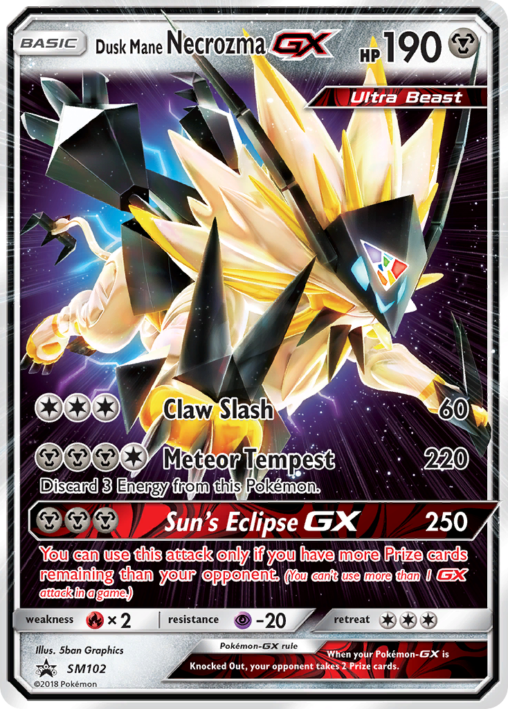 Dusk Mane Necrozma-GX [SM Black Star Promos]