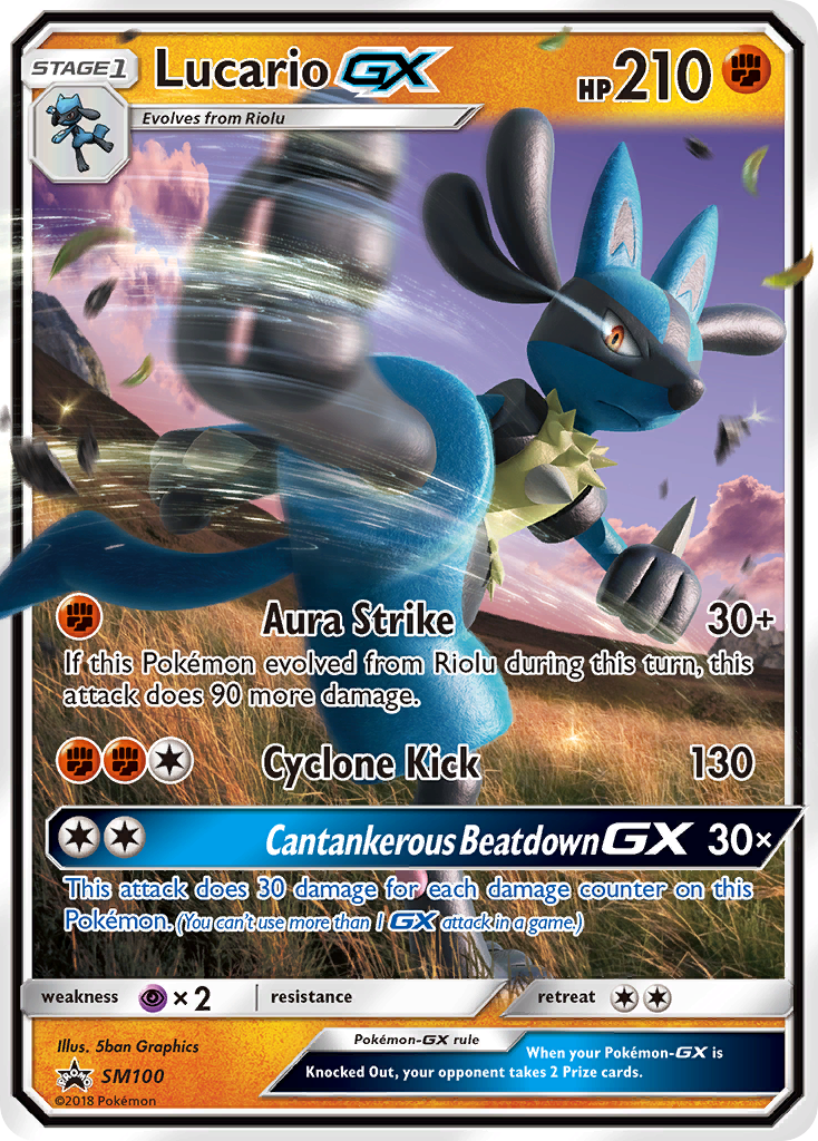 Lucario-GX [SM Black Star Promos]