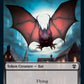 Blood // Bat Double-sided Token [Innistrad: Crimson Vow Commander Tokens]